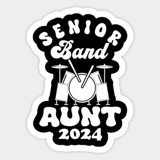 senior Band Aunt 2024 Sticker